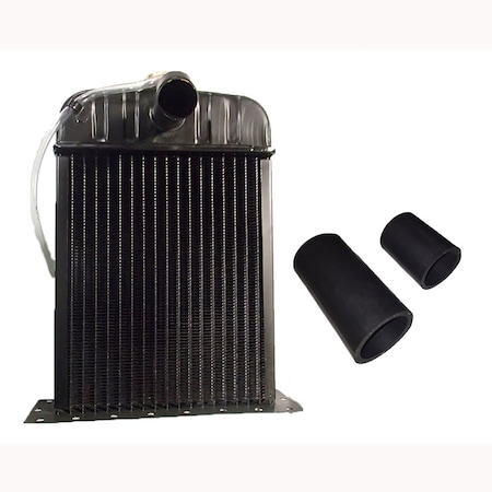 Aic Replacement Parts 351878R92 Radiator w Hose Kit Fits Case Fits IH Fits FARMALL Fits Cub Fits Cub L 351878R92-HOSE